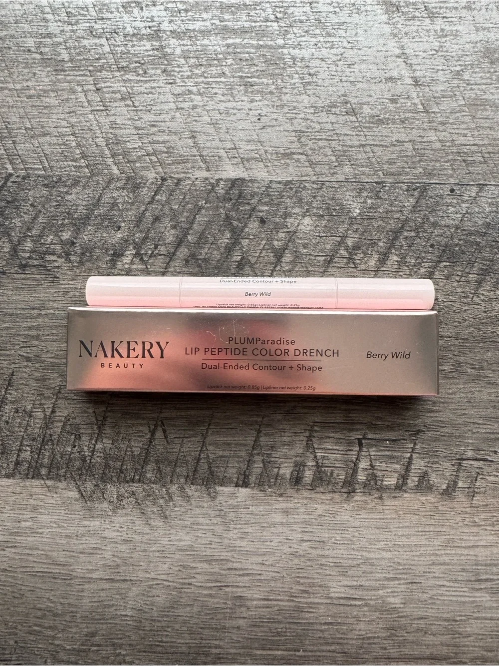 Nakery Beauty PLUMParadise Lip Peptide Color Drench — Berry Wild Pink